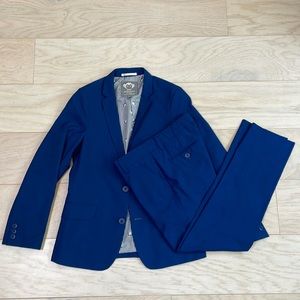 APPAMAN Cobalt Blue MOD SUIT Boys Size 12 (pls read)